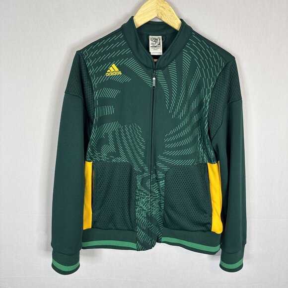 Adidas South Africa 2010 FIFA World Cup Track Jacket Green Yellow Men L Unisex - Picture 1 of 10